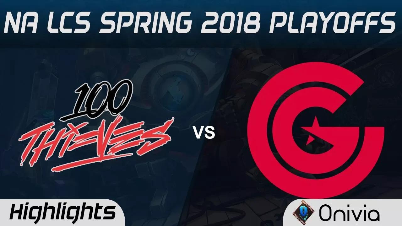 100 vs CG Highlights Game 3 NA LCS Spring Playoffs 2018 100 Thieves vs Clutch Gaming by Onivia thumbnail