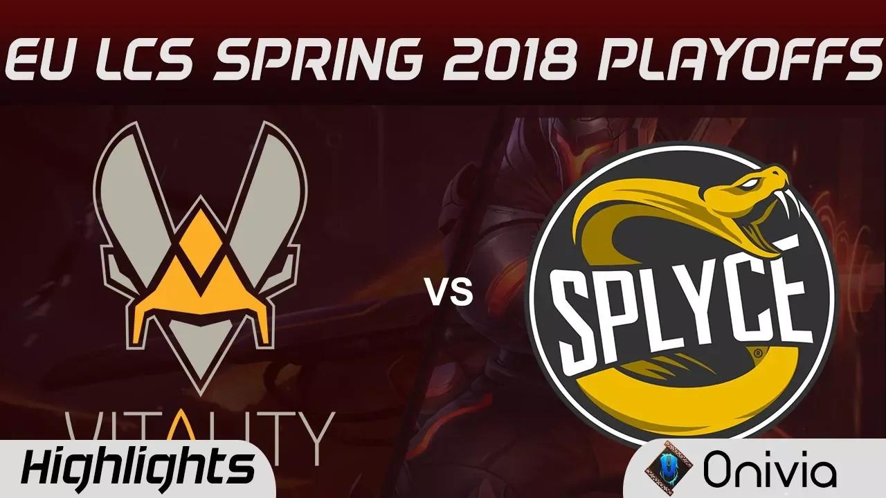 VIT vs SPY Highlights Game 1 EU LCS Spring Playoffs 2018 Team Vitality vs Splyce By Onivia thumbnail