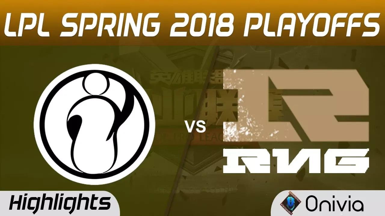 IG vs RNG Highlights Game 2 LPL Spring 2018 Playoffs Invictus Gaming vs Royal Never Give Up by Onivi thumbnail