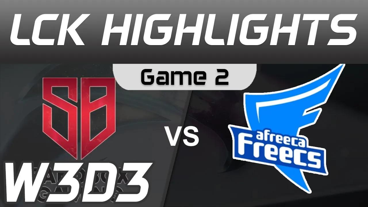 SB vs AF Highlights Game 2 LCK Spring 2020 W3D3 SANDBOX Gaming vs Afreeca Freecs LCK Highlights 2020 thumbnail