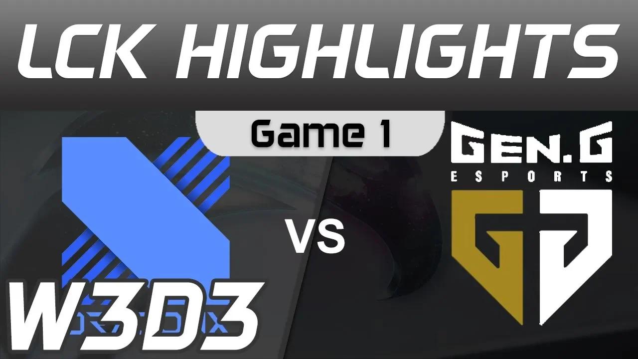 DRX vs GEN Highlights Game 1 LCK Spring 2020 W3D3 DragonX vs Gen G LCK Highlights 2020 by Onivia thumbnail