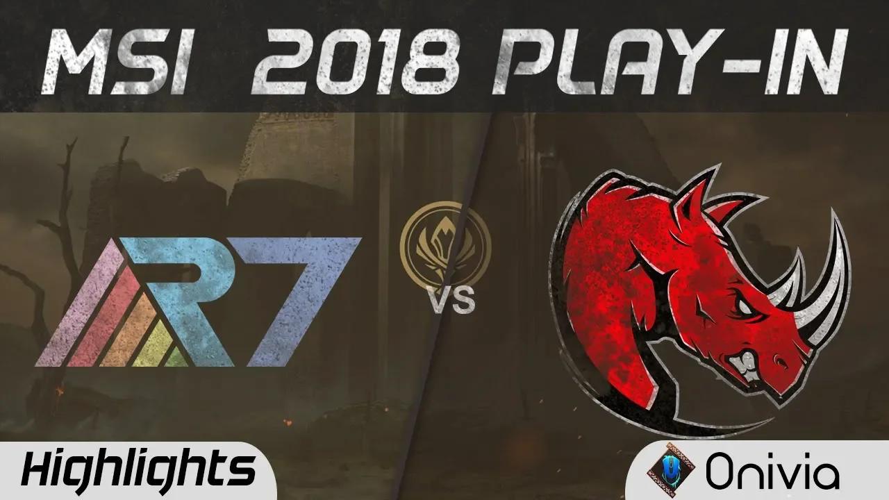 R7 vs KLG Highlights Game 1 MSI 2018 Play In Rainbow7 vs Kaos Latin Gamers by Onivia thumbnail