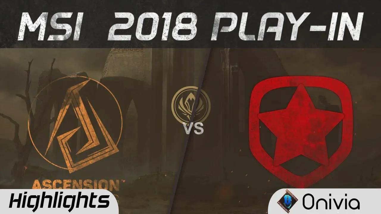 ASC vs GMB Highlights Game 1 MSI 2018 Play In Ascension Gaming vs Gambit Esports by Onivia thumbnail