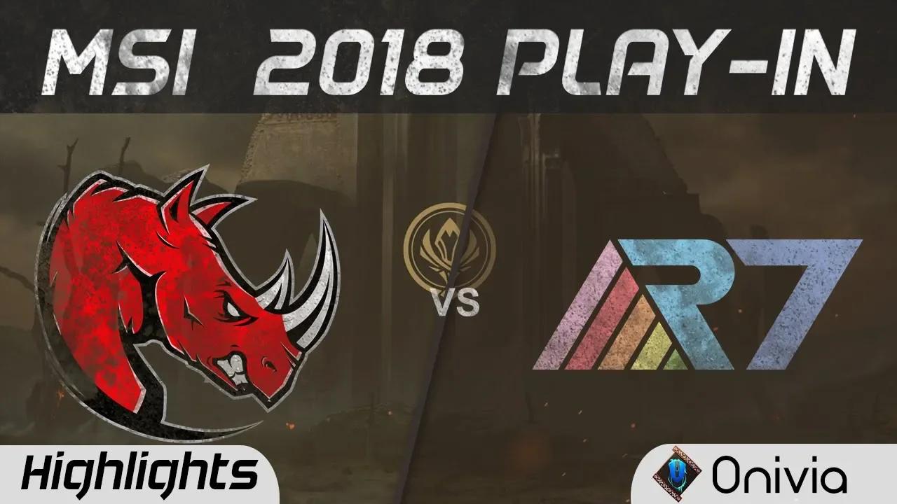 KLG vs R7 Highlights Game 1 MSI 2018 Play In Kaos Latin Gamers vs Rainbow7 by Onivia thumbnail