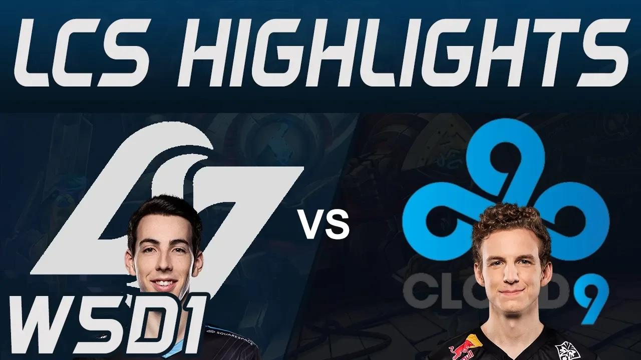 CLG vs C9 Highlights LCS Spring 2020 W5D1 Counter Logic Gaming vs Cloud9 LCS Highlights 2020 by Oniv thumbnail