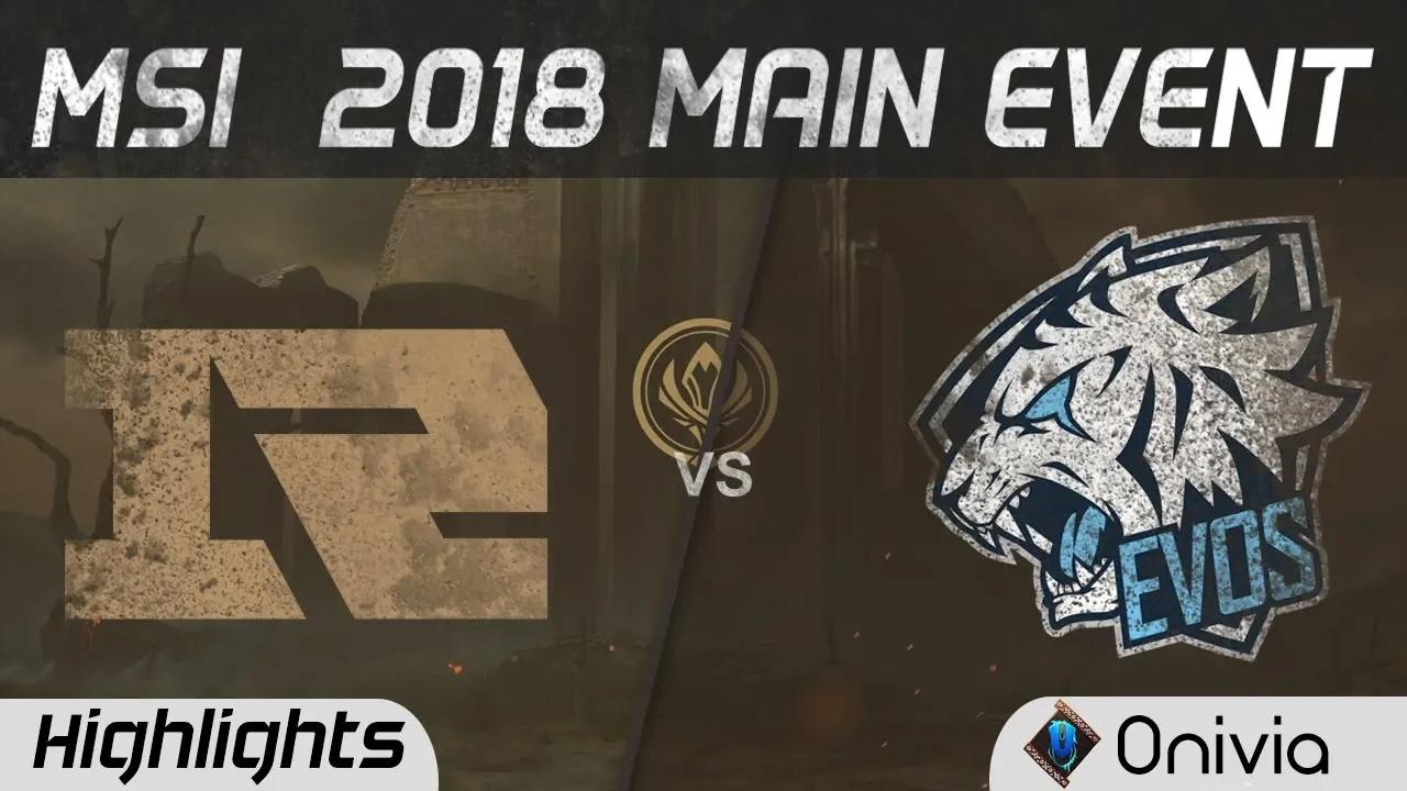 RNG vs EVOS Highlights Game 1 MSI 2018 Main Event Royal Never Give Up vs EVOS Esports by Onivia thumbnail