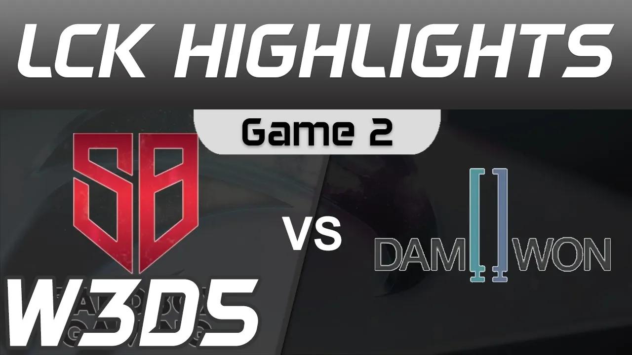 SB vs DWG Highlights Game 2 LCK Spring 2020 W3D5 SANDBOX Gaming vs DAMWON Gaming LCK Highlights 2020 thumbnail