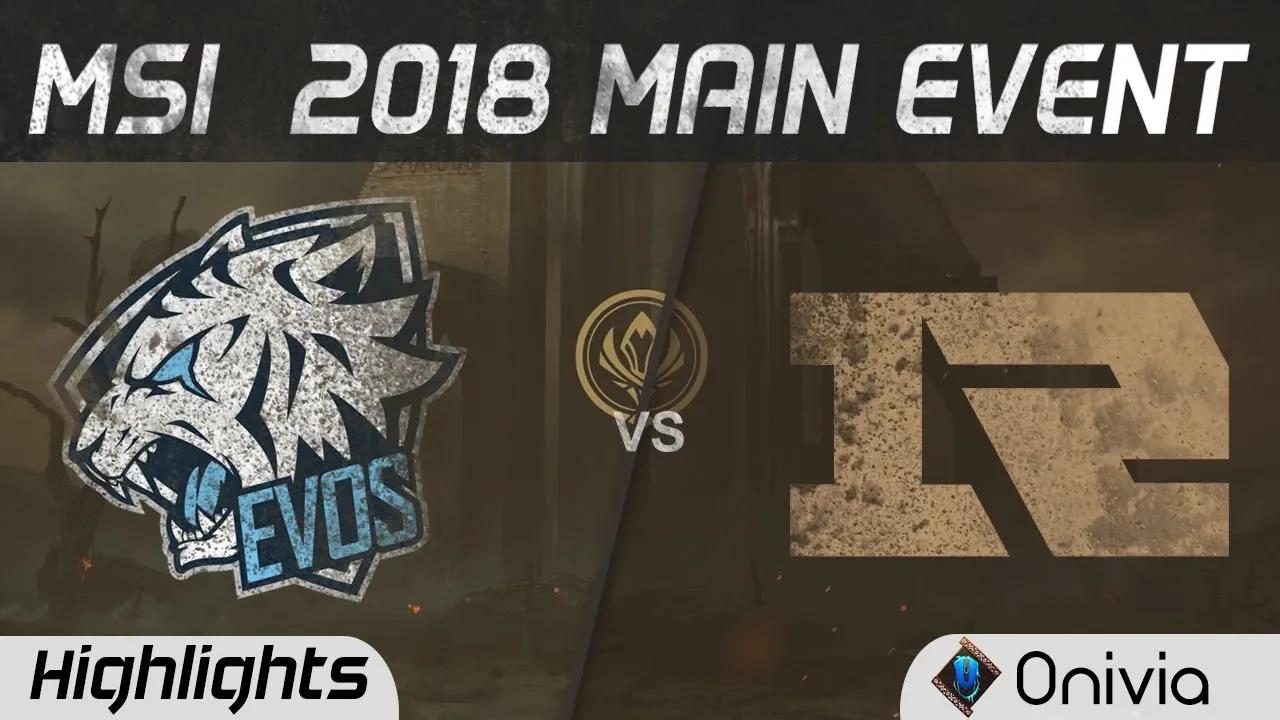 EVOS vs RNG Highlights Game 1 MSI 2018 Main Event EVOS Esports vs Royal Never Give Up by Onivia thumbnail