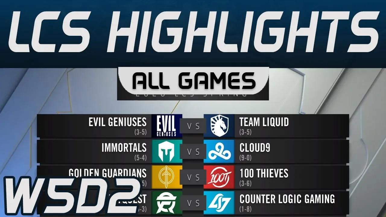 LCS Highlights Week5 Day2 LCS Spring 2020 All Games By Onivia thumbnail