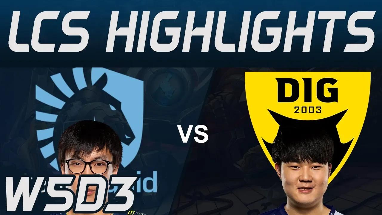 TL vs DIG Highlights LCS Spring 2020 W5D3 Team Liquid vs Dignitas LCS Highlights 2020 by Onivia thumbnail