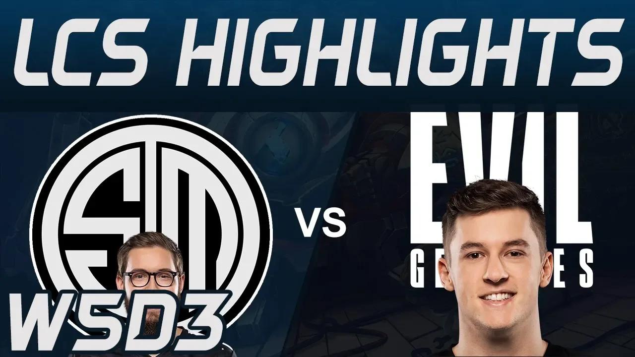 TSM vs EG Highlights LCS Spring 2020 W5D3 Team Solo Mid vs Evil Geniuses LCS Highlights 2020 by Oniv thumbnail