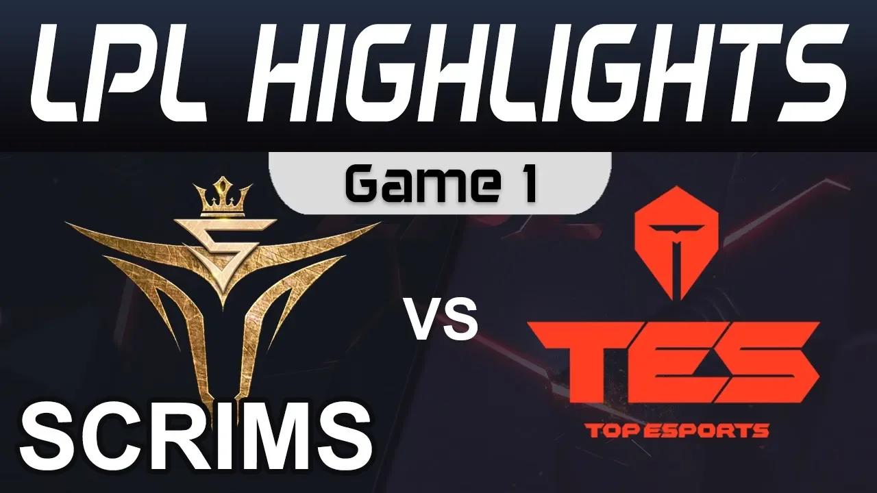 V5 vs TES Highlights Game 1 LPL Spring 2020 SCRIMS Victory Five vs Top Esports LPL Highlights 2020 b thumbnail