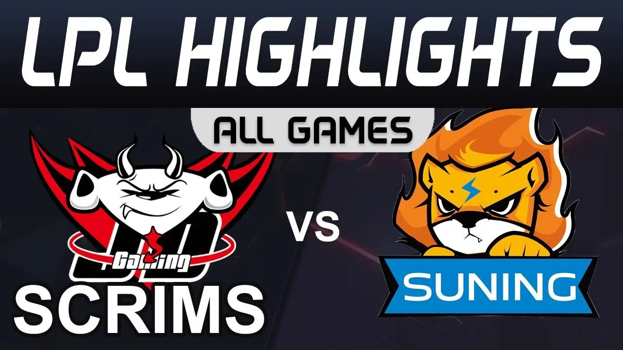 JDG vs SN ALL GAMES Highlights LPL Spring 2020 SCRIMS JD GAming vs Suning Gaming LPL Highlights 2020 thumbnail