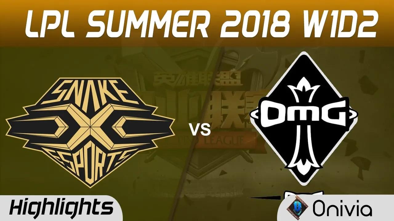 SS vs OMG Highlights Game 1 LPL Summer 2018 Snake vs OMG by Onivia thumbnail