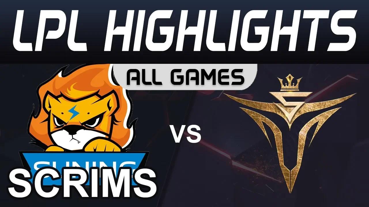 SN vs V5 Highlights ALL GAMES LPL Spring 2020 SCRIMS Suning vs Victory Five LPL Highlights 2020 by O thumbnail