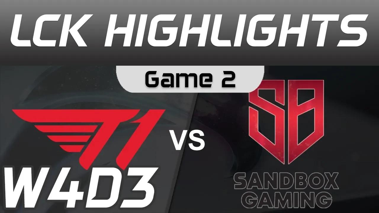 T1 vs SB Highlights Game 2 LCK Spring 2020 W4D3 T1 vs SANDBOX Gaming LCK Highlights 2020 by Onivia thumbnail