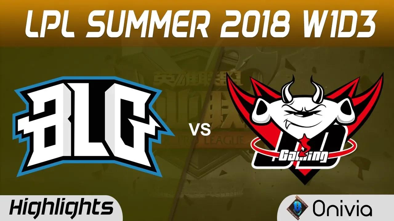 BLG vs JDG Highlights Game 2 LPL Summer 2018 Bilibili Gaming vs JD Gaming by Onivia thumbnail