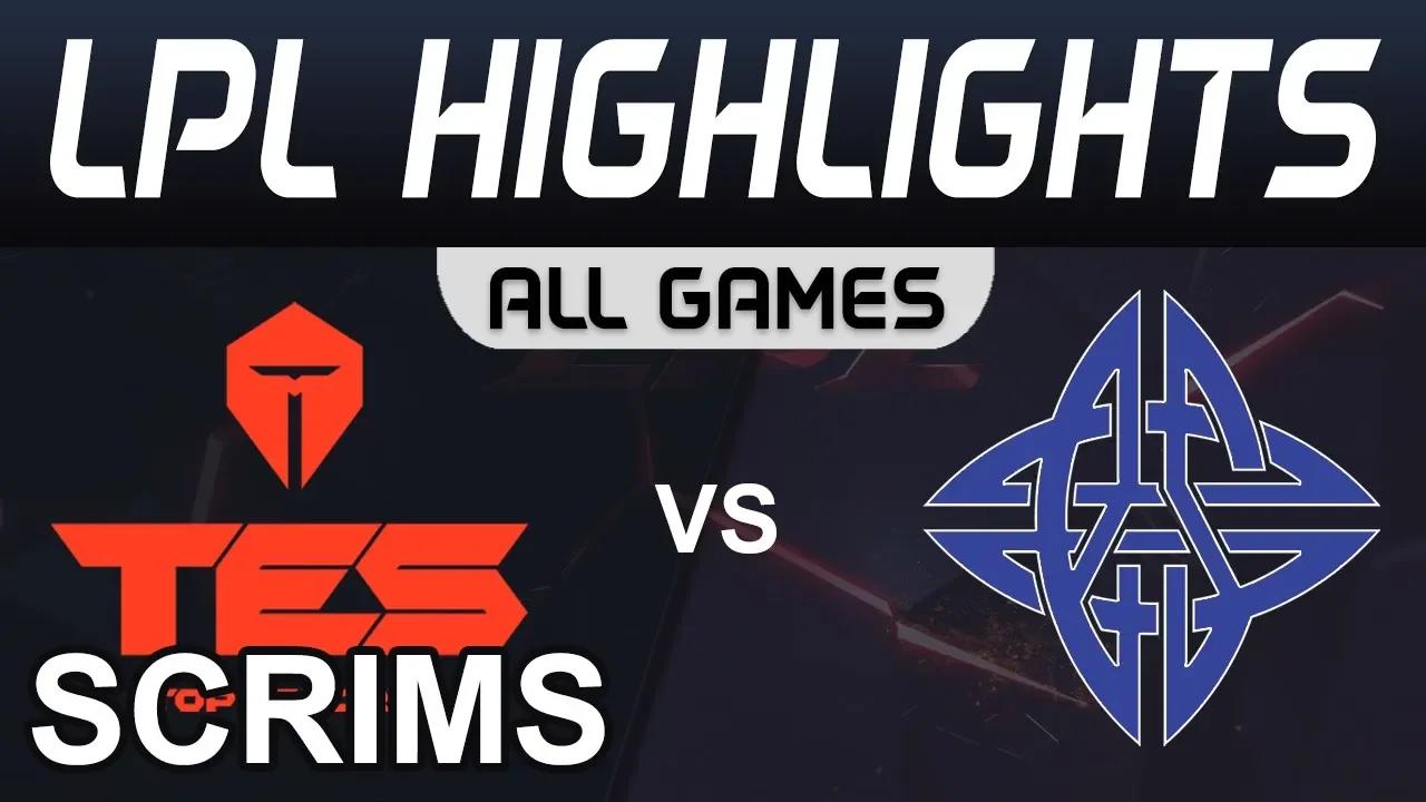 TES vs ES Highlights ALL GAMES LPL Spring 2020 SCRIMS Top Esports vs eStar LPL Highlights 2020 by On thumbnail