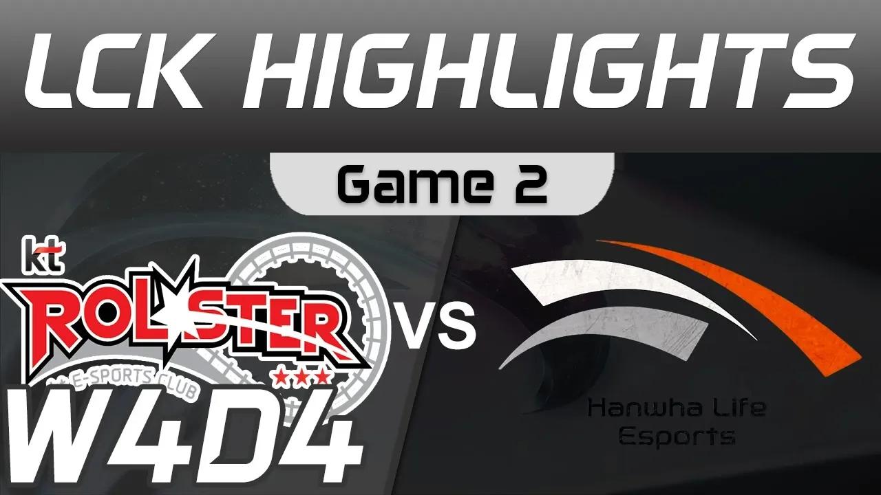 KT vs HLE Highlights Game 2 LCK Spring 2020 W4D4 KT Rolster vs Hanwha Life Esports LCK Highlights 20 thumbnail