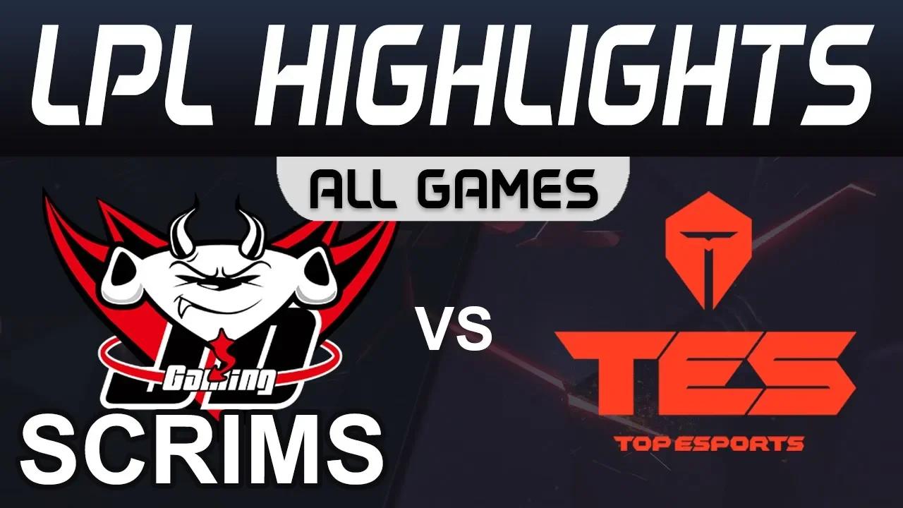 JDG vs TES Highlights ALL GAMES LPL Spring 2020 SCRIMS JD Gaming vs Top Esports LPL Highlights 2020 thumbnail