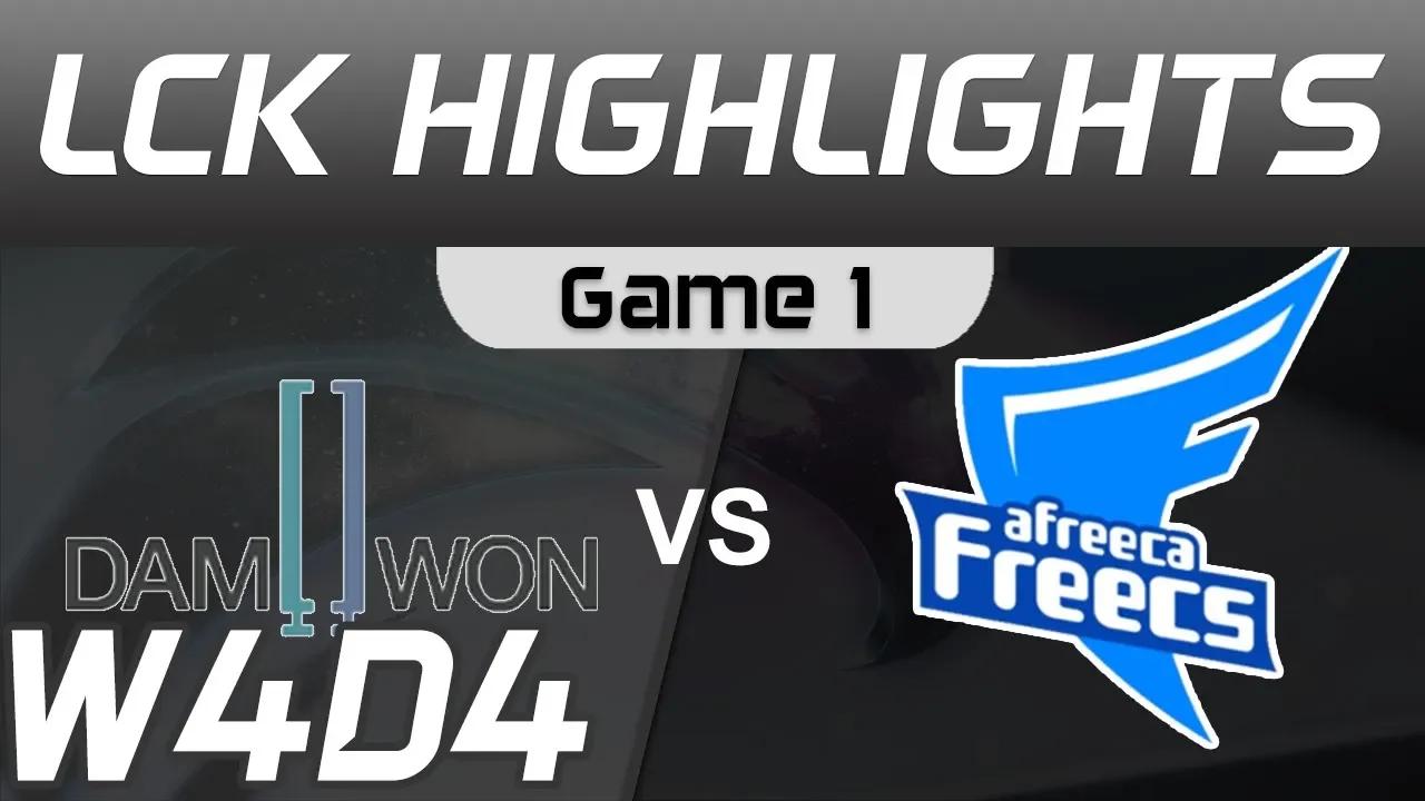 DWG vs AF Highlights Game 1 LCK Spring 2020 W4D4 DAMWON Gaming vs Afreeca Freecs LCK Highlights 2020 thumbnail