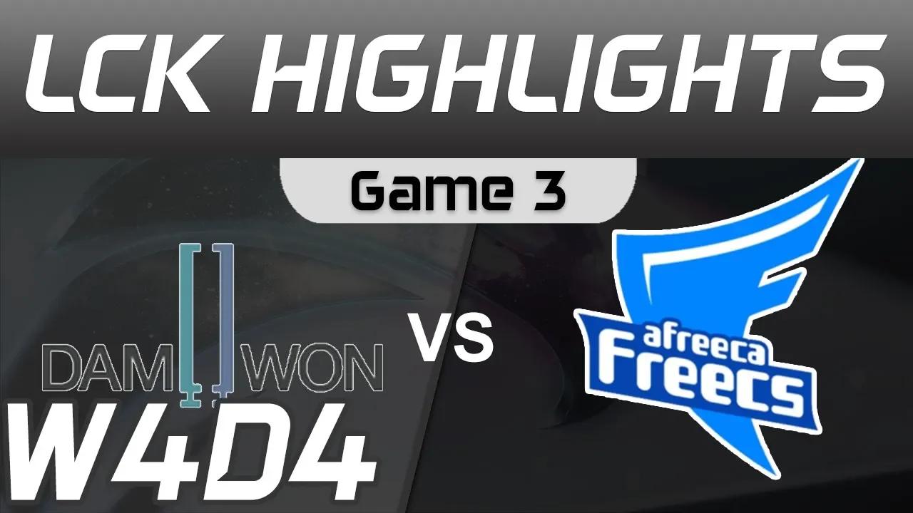 DWG vs AF Highlights Game 3 LCK Spring 2020 W4D4 DAMWON Gaming vs Afreeca Freecs LCK Highlights 2020 thumbnail