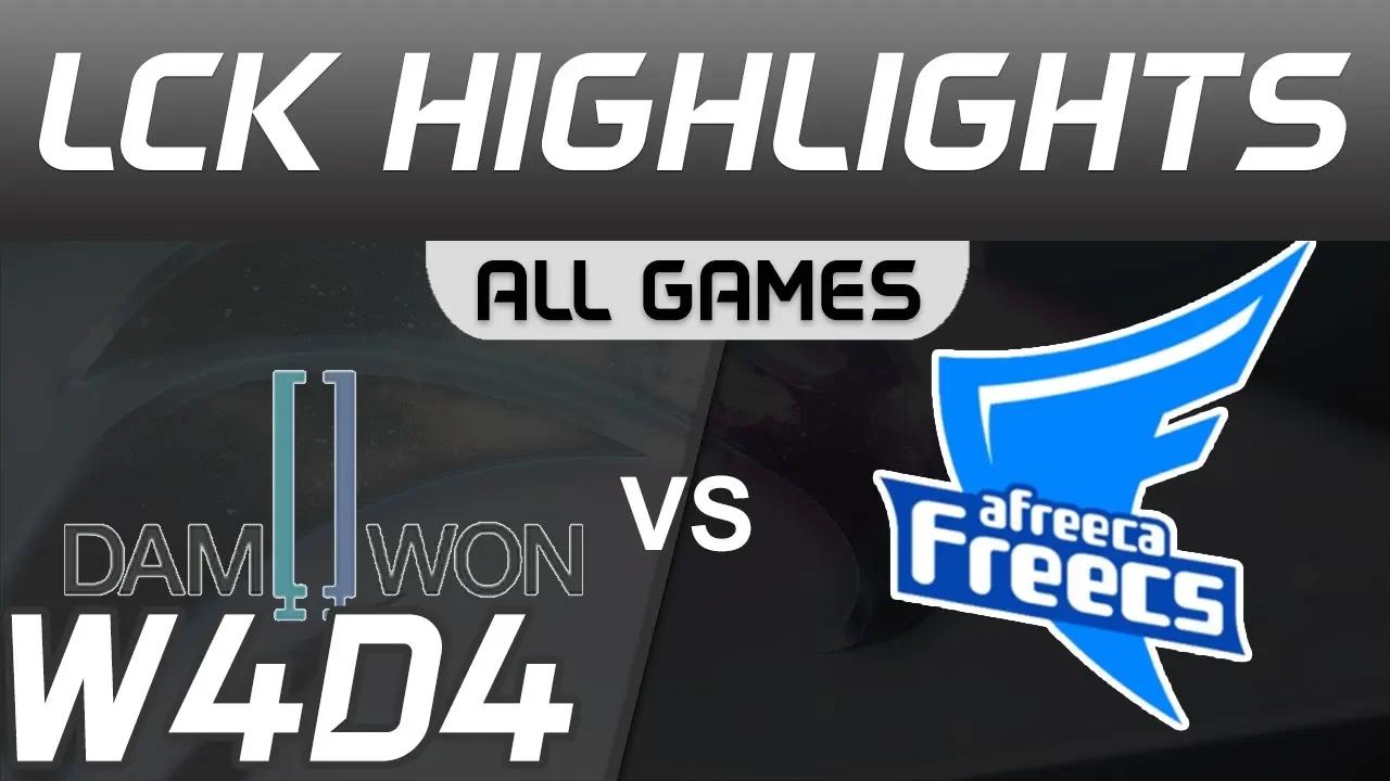 DWG vs AF ALL GAMES Highlights LCK Spring 2020 W4D4 DAMWON Gaming vs Afreeca Freecs LCK Highlights 2 thumbnail