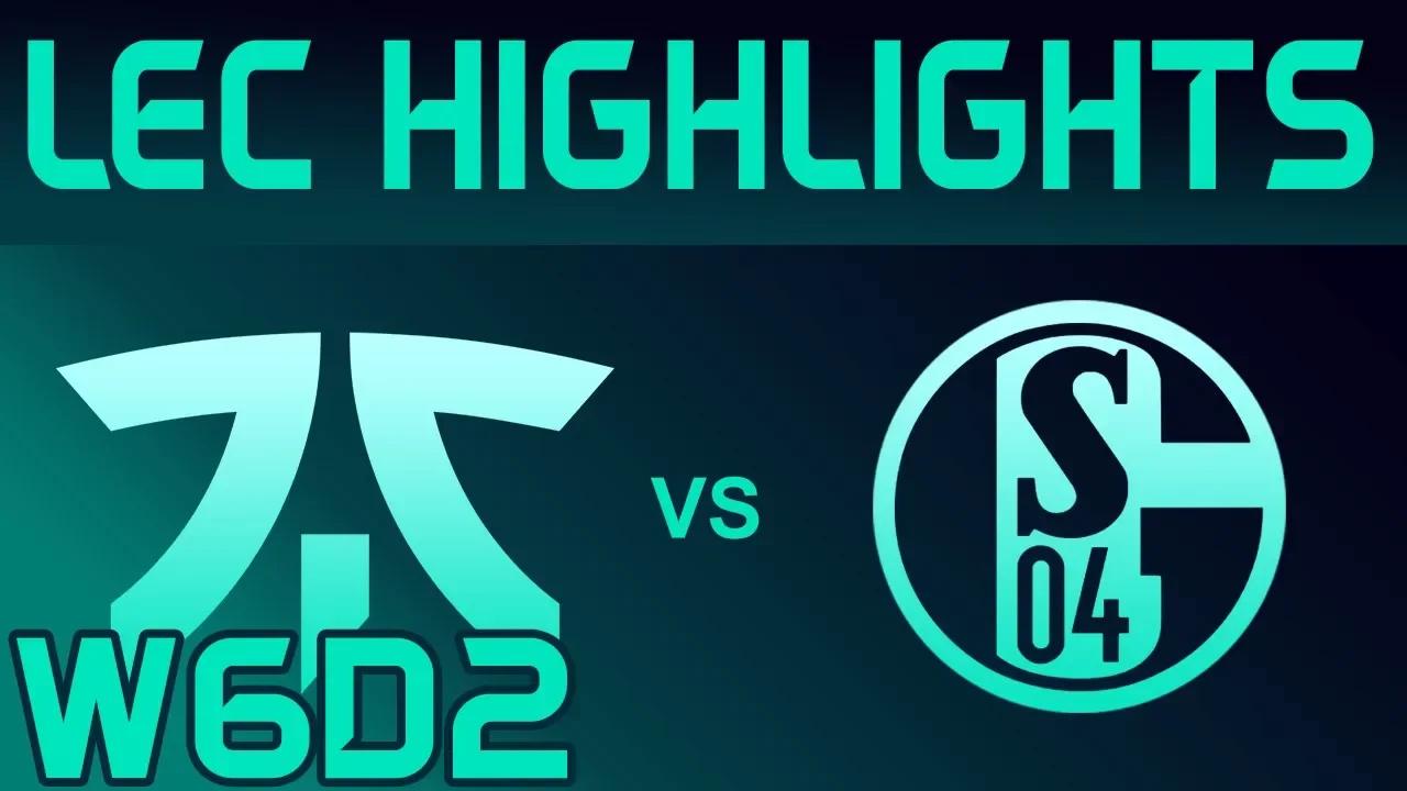 FNC vs S04 Highlights LEC Spring 2020 W6D2 Fnatic vs Schalke 04 LEC Highlights 2020 by Onivia thumbnail