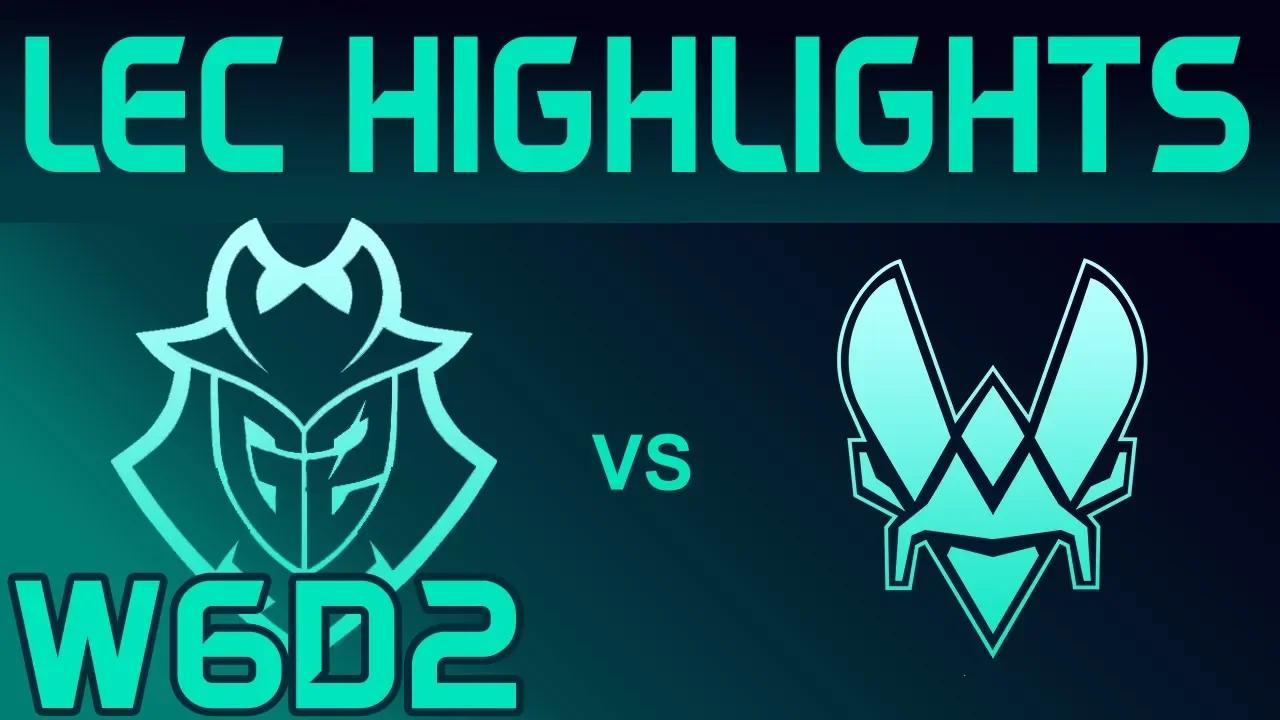 G2 vs VIT Highlights LEC Spring 2020 W6D2 G2 Esports vs Vitality LEC Highlights 2020 by Onivia thumbnail