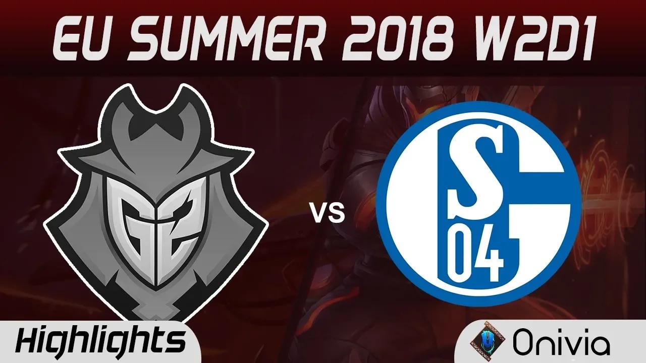 G2 vs S04 Highlights EU LCS Summer 2018 W2D1 G2 Esports vs FC Schalke 04 By Onivia thumbnail