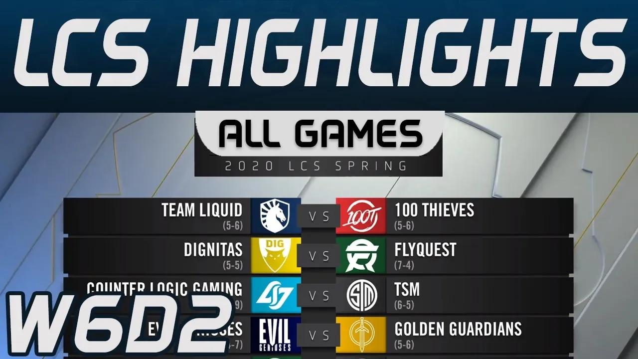 LCS Highlights Week6 Day2 LCS Spring 2020 All Games By Onivia thumbnail