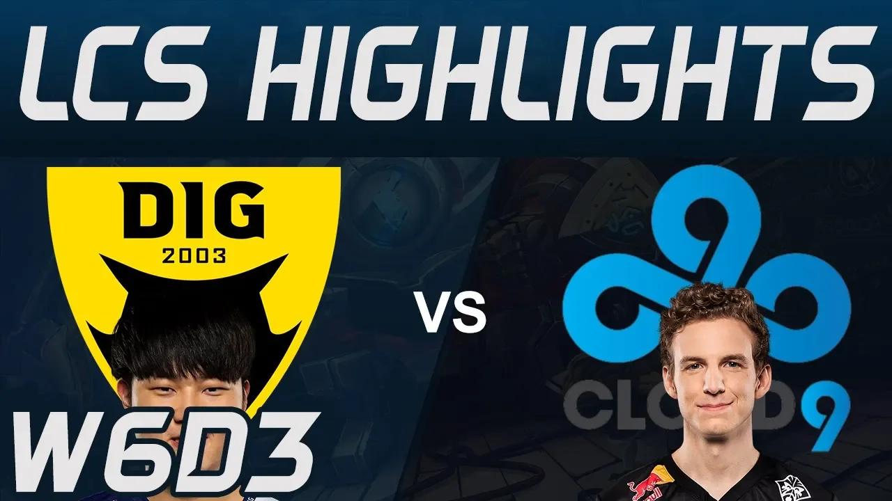 DIG vs C9 Highlights LCS Spring 2020 W6D3 Team Dignitas vs Cloud9 LCS Highlights 2020 by Onivia thumbnail