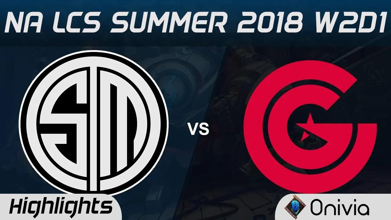 TSM vs CG Highlights NA LCS Summer 2018 W2D1 Team Solo Mid vs Clutch Gaming by Onivia thumbnail