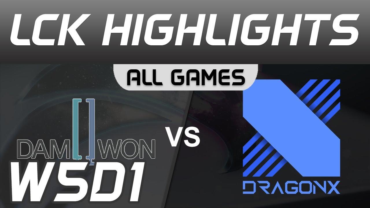 DWG vs DRX ALL GAMES Highlights LCK Spring 2020 W5D1 Damwon Gaming vs DragonX LCK Highlights 2020 by thumbnail