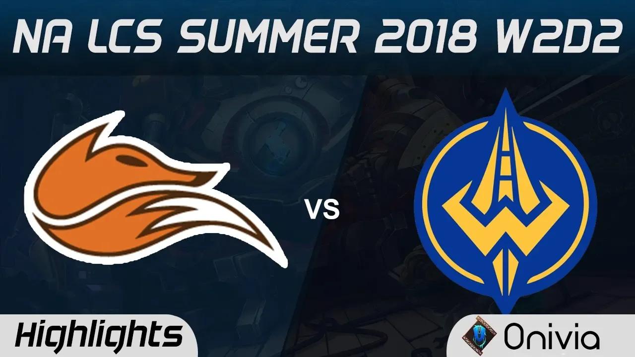 FOX vs GGS Highlights NA LCS Summer 2018 W2D2 Echo Fox vs Golden Guardians by Onivia thumbnail