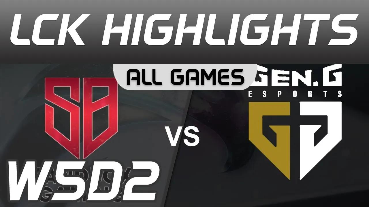 SB vs GEN ALL GAMES Highlights LCK Spring 2020 W5D2 SANDBOX Gaming vs Gen G LCK Highlights 2020 by O thumbnail