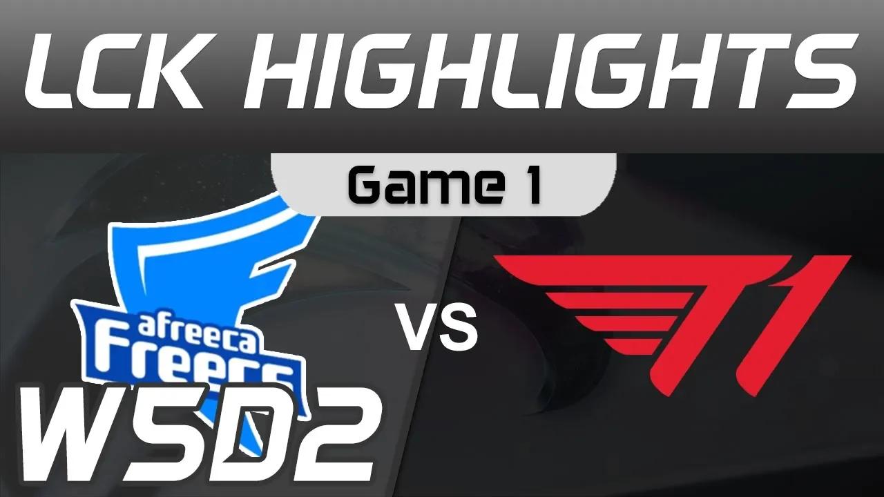 AF vs T1 Highlights Game 1 LCK Spring 2020 W5D2 Afreeca Freecs vs T1 LCK Highlights 2020 by Onivia thumbnail