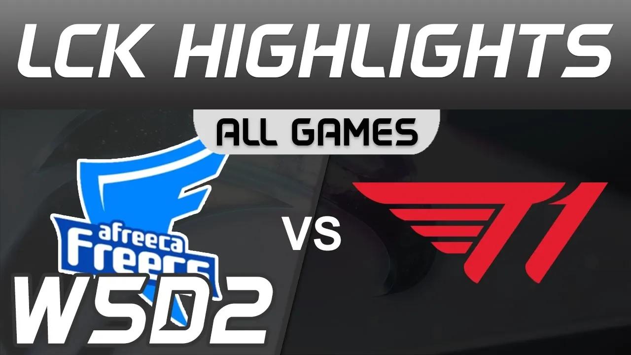 AF vs T1 ALL GAMES Highlights LCK Spring 2020 W5D2 Afreeca Freecs vs T1 LCK Highlights 2020 by Onivi thumbnail