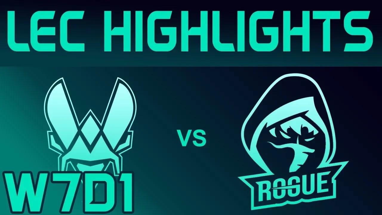 VIT vs RGE Highlights LEC Spring 2020 W7D1 Team Vitality vs Rogue LEC Highlights 2020 by Onivia thumbnail