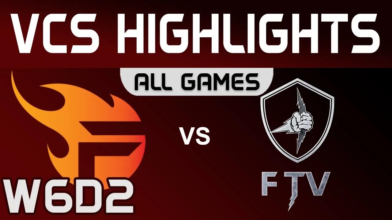 FL vs FTV Highlights ALL Games VCS Mùa Xuân 2020 Team Flash vs FTV Esports by Onivia thumbnail