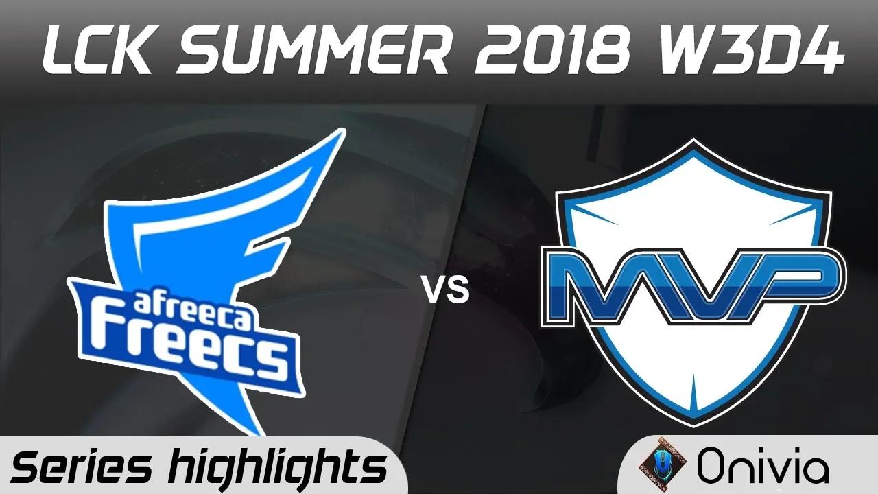 AFS vs MVP Series Highlights LCK Summer 2018 W3D4 Afreeca Freecs vs MVP by Onivia thumbnail