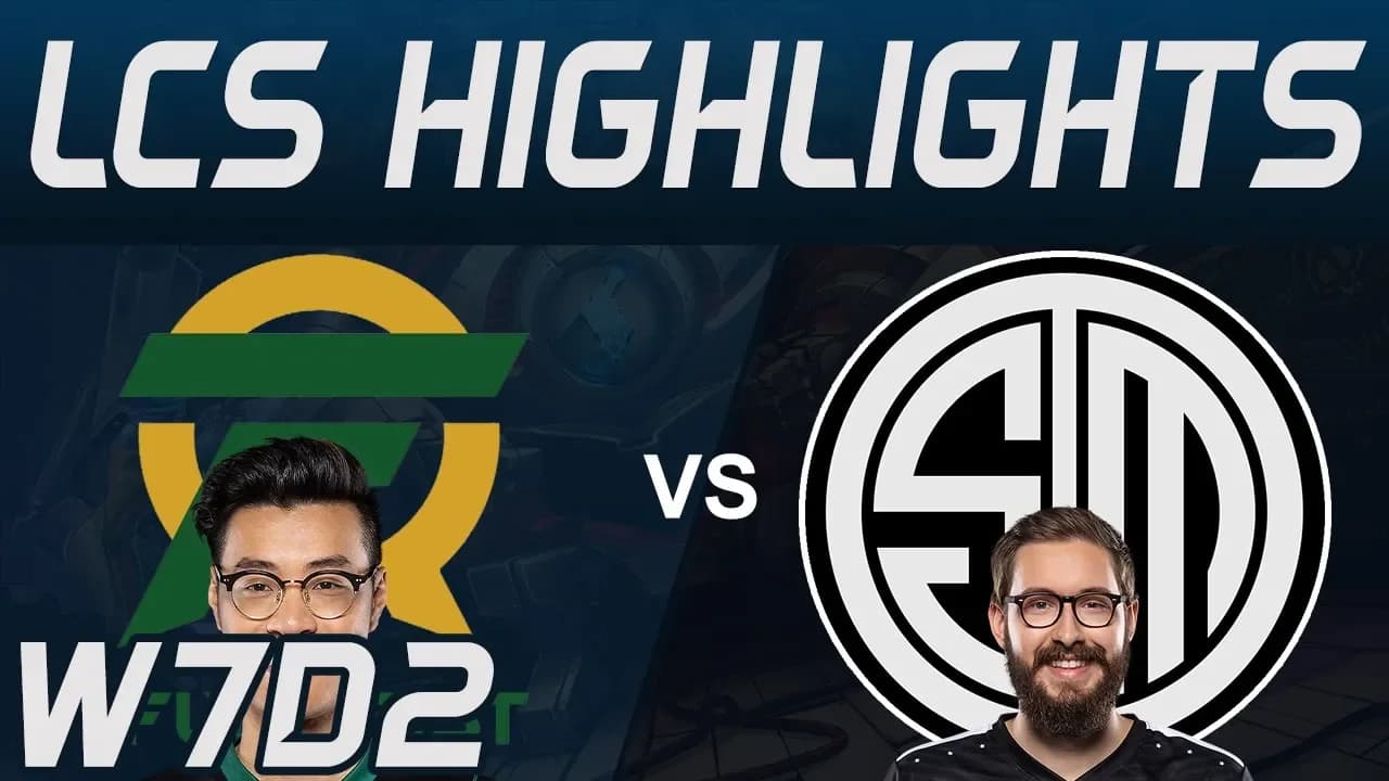 FLY vs TSM Highlights LCS Spring 2020 W7D2 Flyquest vs Team Solo Mid LCS Highlights 2020 by Onivia thumbnail
