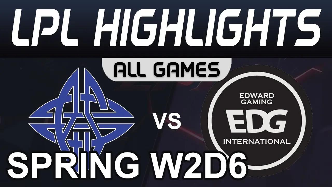 ES vs EDG Highlights ALL GAMES LPL Spring 2020 W2D6 eStar vs Edward Gaming LPL Highlights 2020 by On thumbnail