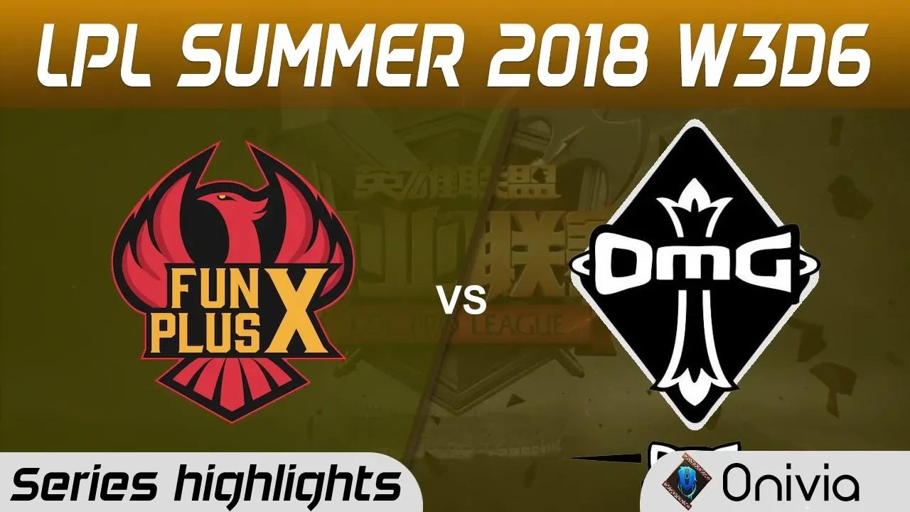 FPX vs OMG Series Highlights LPL Summer 2018 W3D6 FunPlus Phoenix vs Oh My God by Onivia thumbnail