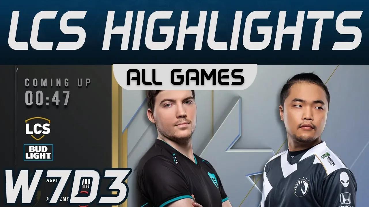 LCS Highlights Week7 Day3 LCS Spring 2020 All Games By Onivia thumbnail