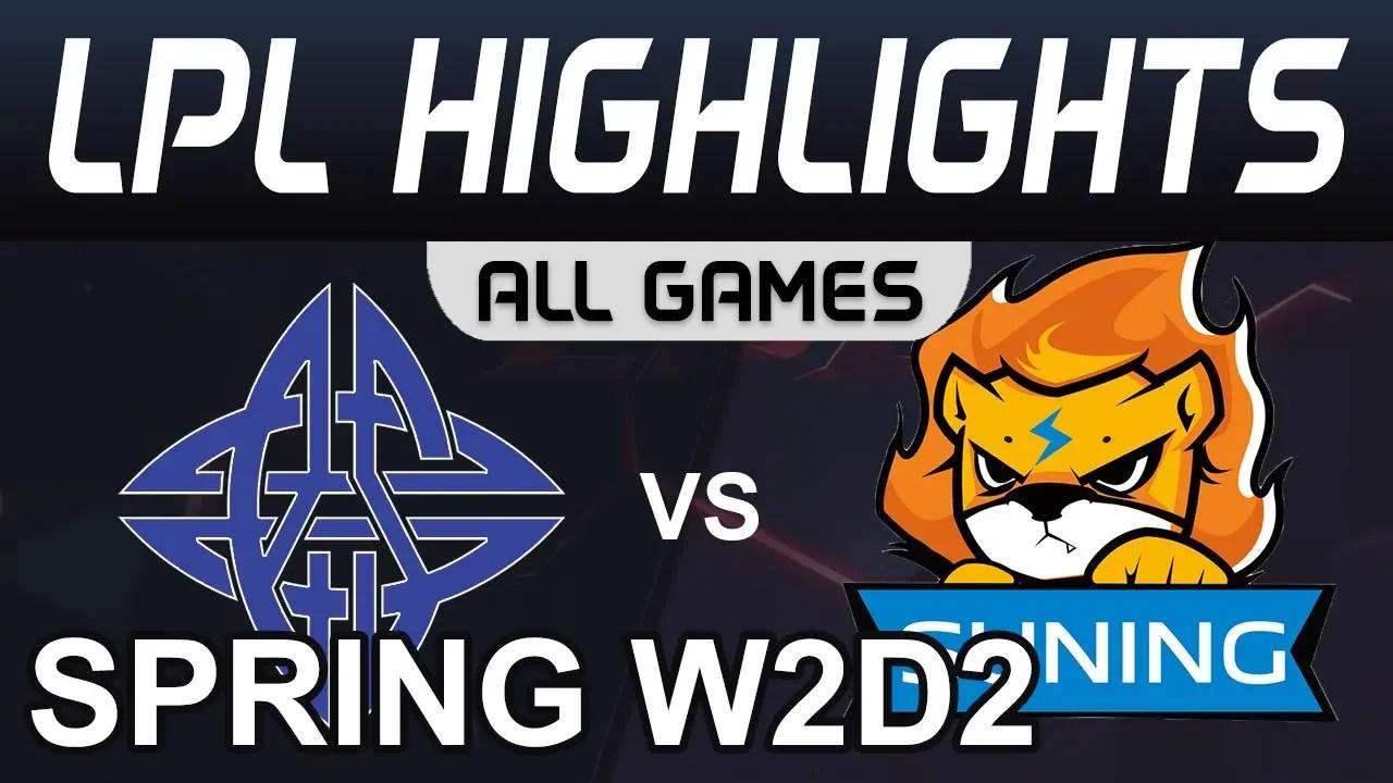 ES vs SN Highlights ALL GAMES LPL Spring 2020 W2D2 eStar vs Suning thumbnail