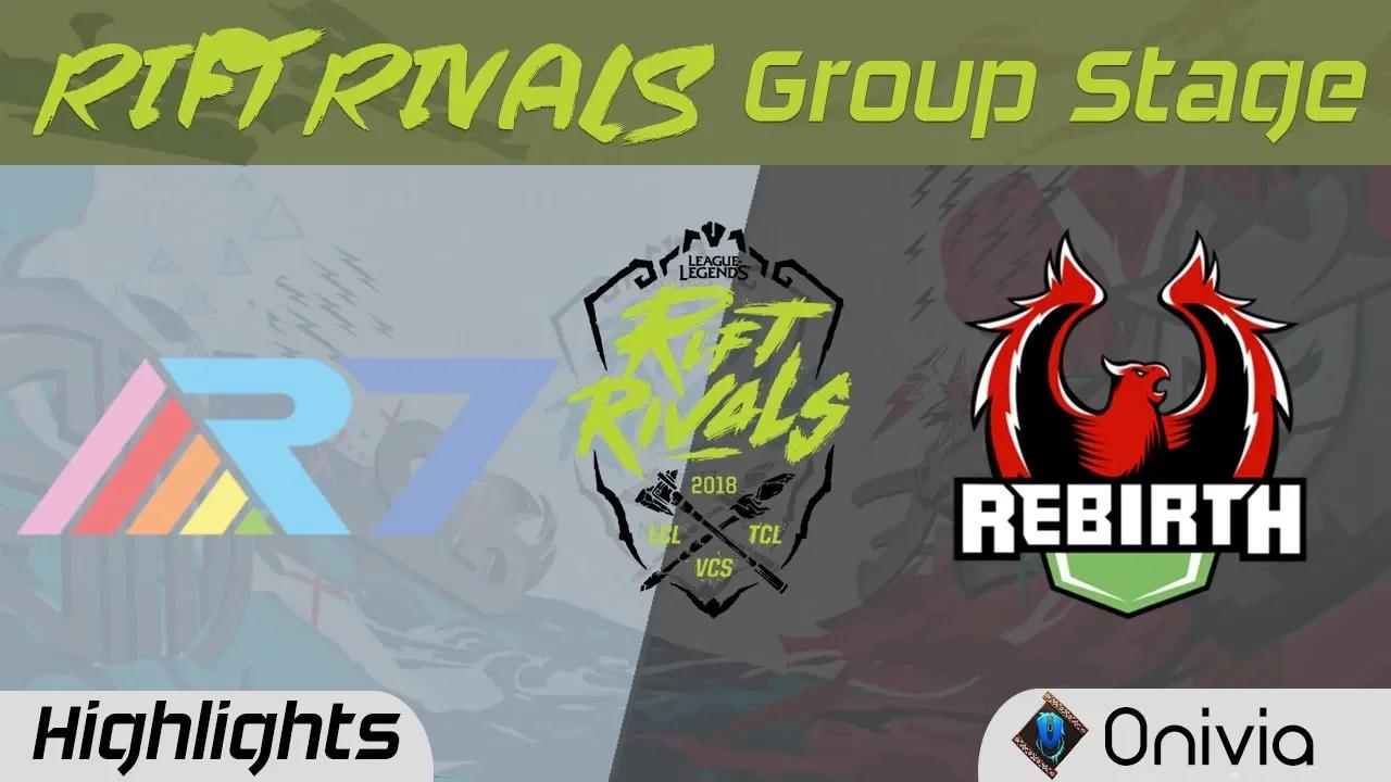 R7 vs RBT Highlights Rift Rivals CBLOL LLN CLS 2018 Rainbow7 vs Rebirth Esports by Onivia thumbnail