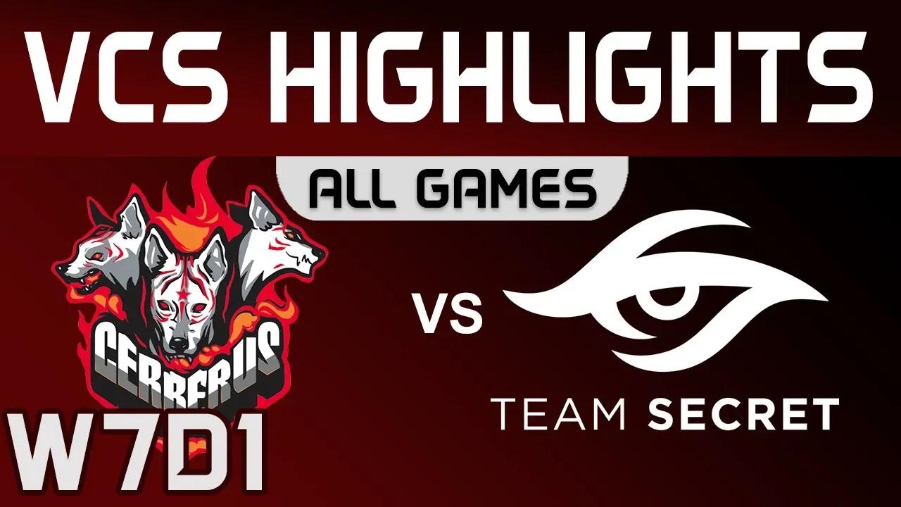 CES vs TS Highlights ALL Games VCS Mùa Xuân 2020 CERBERUS Esports vs Team Secret by Onivia thumbnail