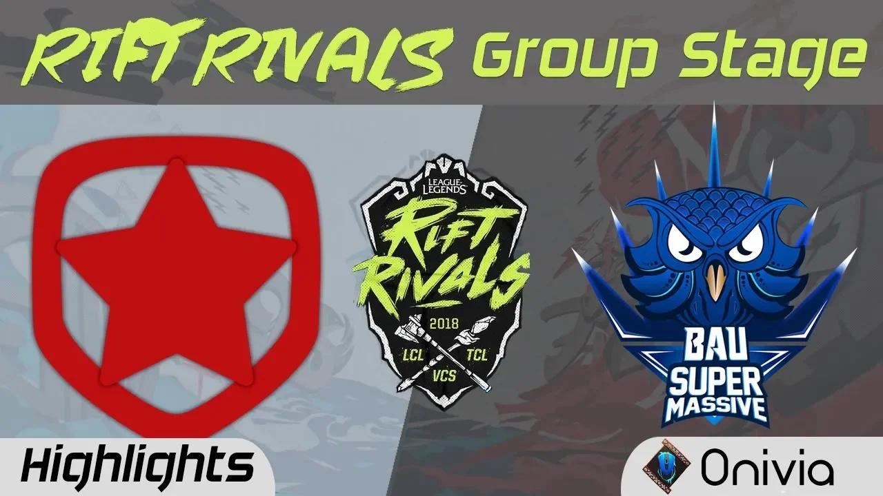 GMB vs SUP Highlights Rift Rivals VCS TCL LCL 2018 Gambit Esports vs Suppermassive by Onivia thumbnail