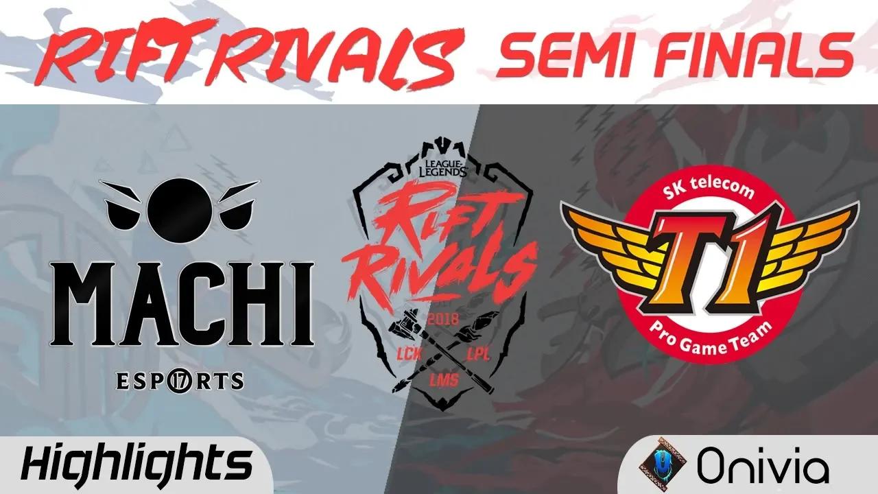 M17 vs SKT Highlights Rift Rivals LCK LPL LMS 2018 Machi Esports vs SK Telecom T1 by Onivia thumbnail